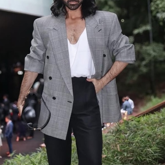 Vintage Cerrutti  1881 houndstooth check double breasted blazer. - Picture 1 of 15